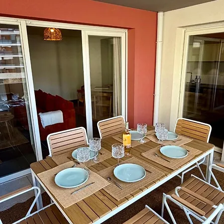 Modern 3-bedroom For 7 With Terrace & Parking 10min بيت للعطل لو لا فاندو